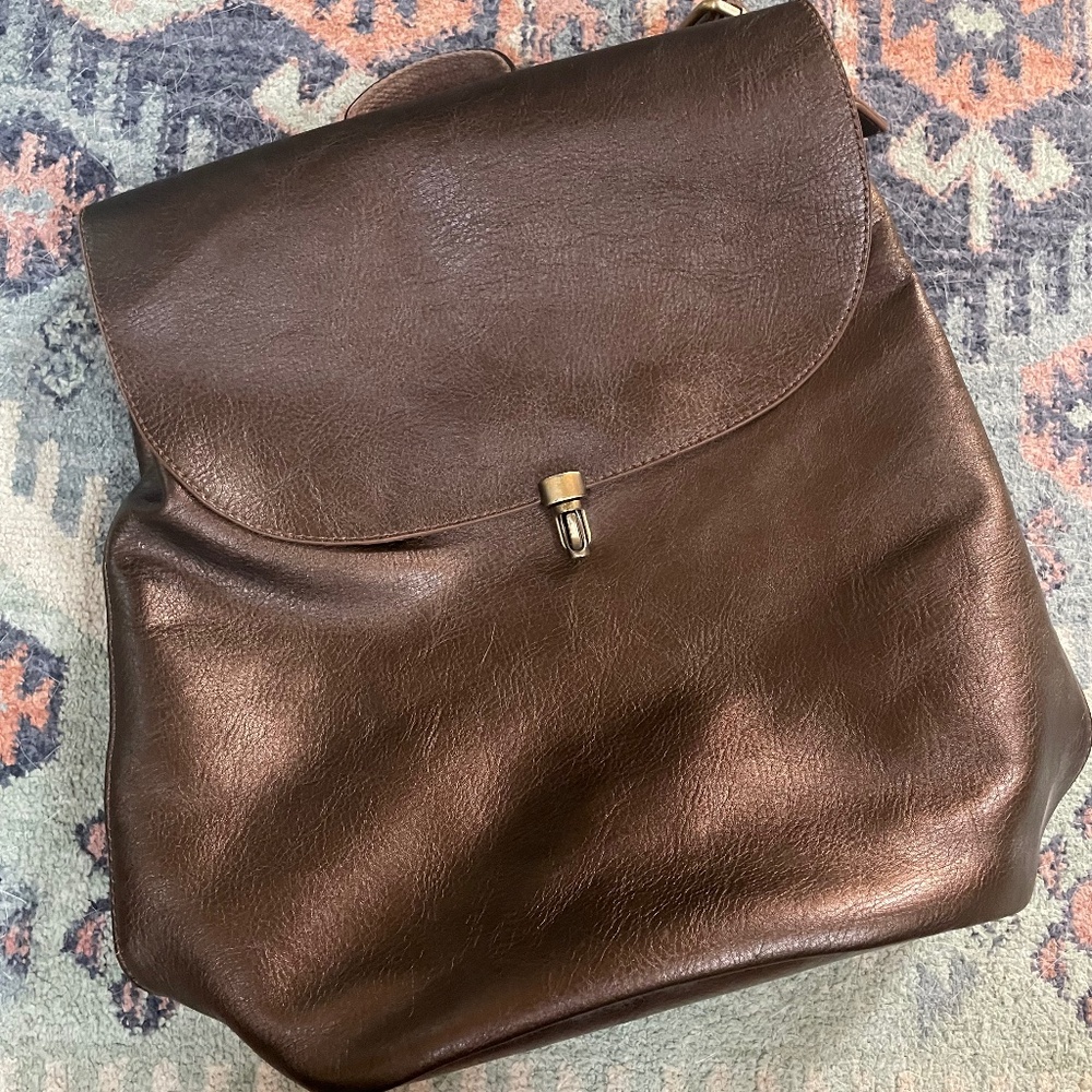 Joy Susan Colette Backpack copper brown